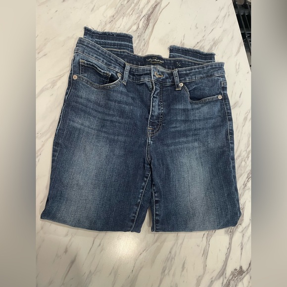 Lucky Brand Dark Blue Ankle Jeans - Picture 2 of 4